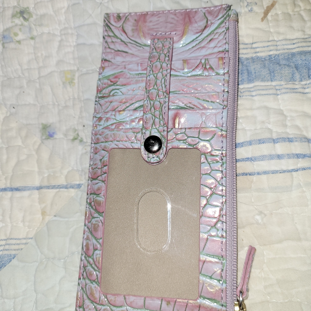 Brahmin Iridescent Croc-Embossed Wallet - Picture 2 of 3